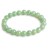 Green Aventurine Bracelet — Beaded Gemstone Luck & Success