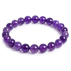 amethyst bracelet natural purple gemstone handmade kaashir