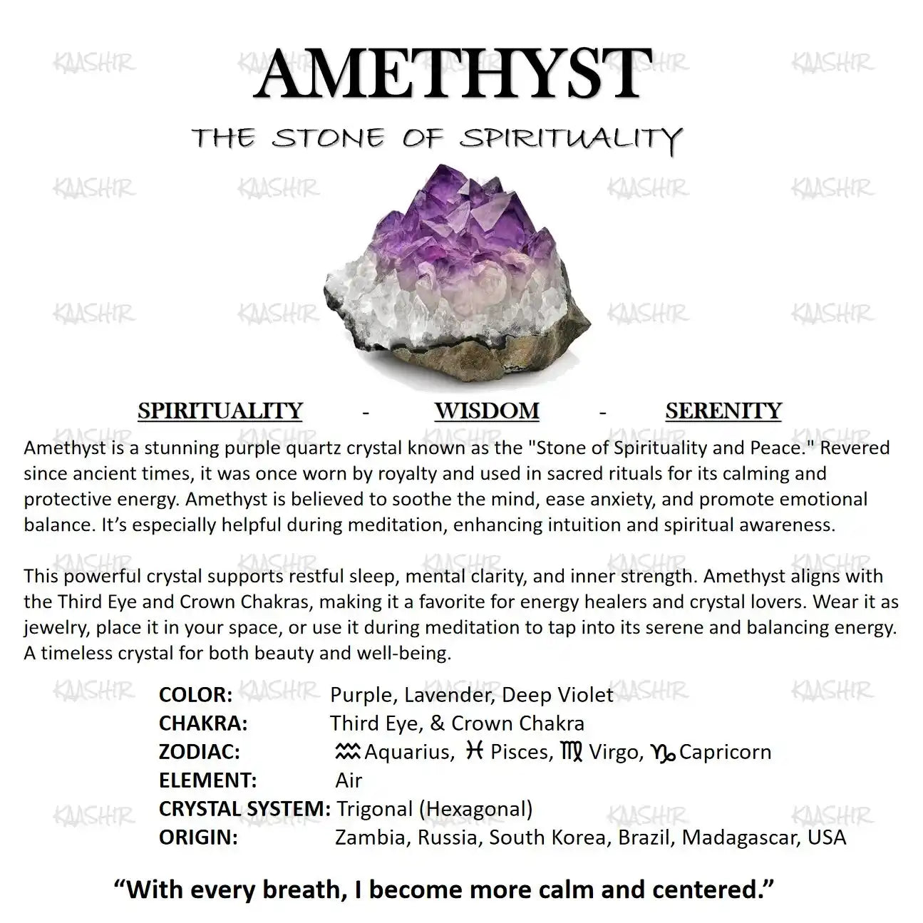 amethyst bracelet benefits meaning sleep calm spiritual growth