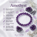 amethyst bracelet benefits meaning calm sleep crown chakra