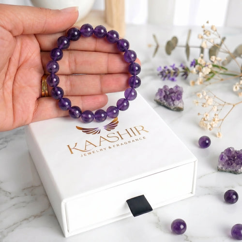 kaashir amethyst bracelet premium gift box packaging