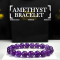 Amethyst Handmade Healing Bracelet – Calm, Protection & Balance.