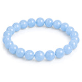 Aquamarine Bracelet – Beaded  for Clarity & Communication