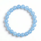 aquamarine bracelet natural blue gemstone handmade kaashir