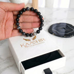 Banded agate bracelet for meditation and root chakra grounding – spiritual protection