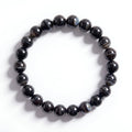 black Banded agate bracelet natural swirl gemstone handmade kaashir