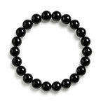 Black agate bracelet handmade by Kaashir – protection, strength and grounded confidence
