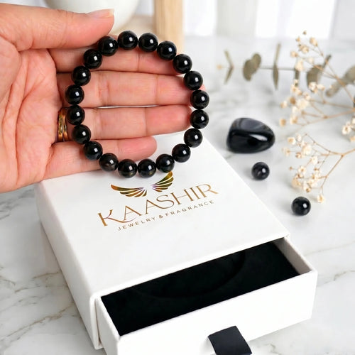 kaashir black obsidian bracelet premium gift box packaging