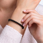 black obsidian bracelet for women natural crystal bracelet