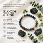 bloodstone bracelet natural gemstone meaning strength determination protection canada