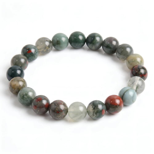 Bloodstone natural gemstone bracelet 10mm Kaashir