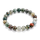 Bloodstone Bracelet – Beaded Gemstone for Courage & Strength