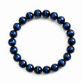 blue tiger eye bracelet natural gemstone handmade kaashir