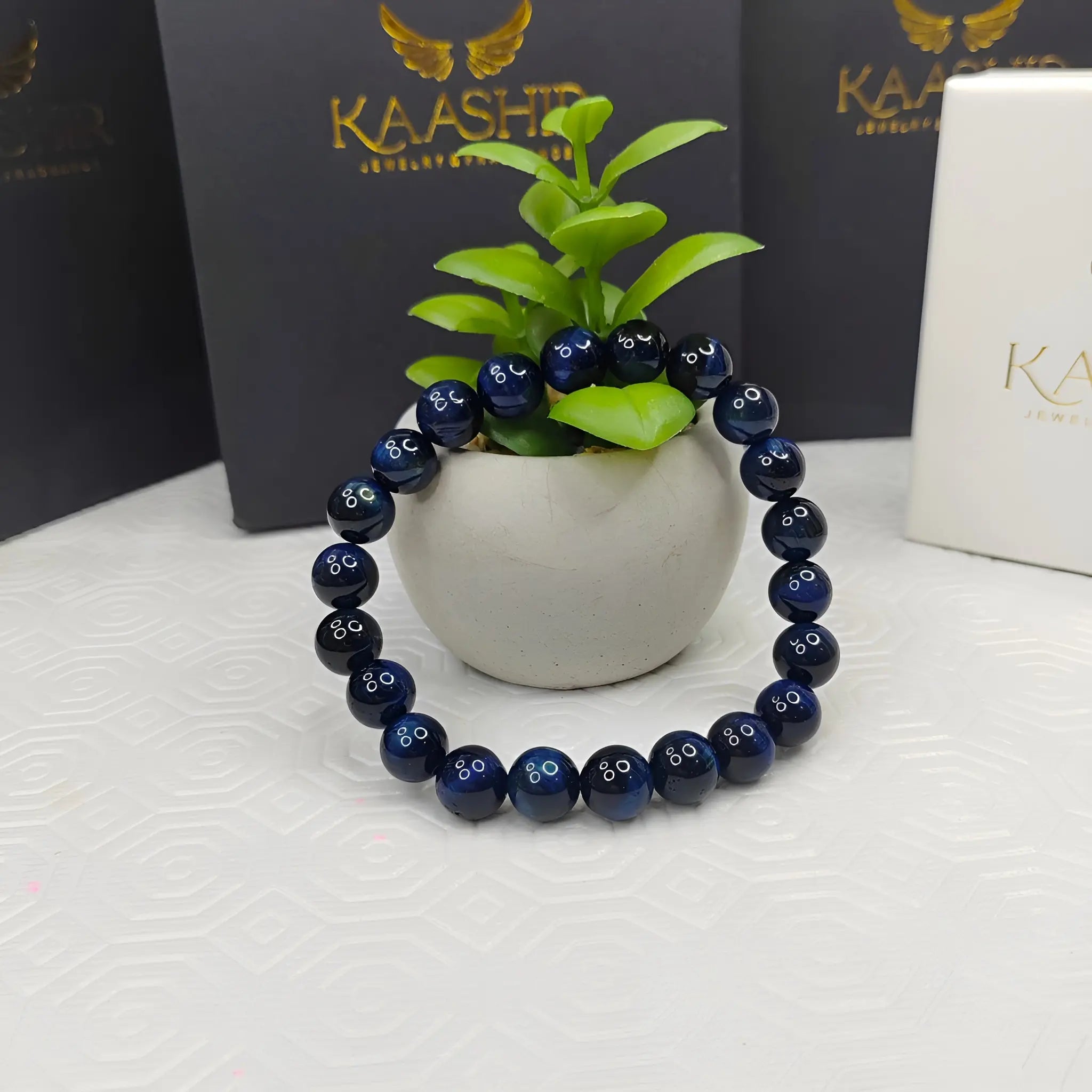 Blue Tiger Eye Bracelet – Attract Confidence, Focus & Positive Energy