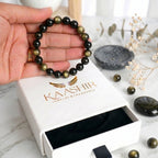 kaashir gold obsidian bracelet premium gift box packaging