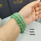 Kaashir Green Aventurine Stone Bracelet - Handmade Jewelry for Unisex - Kaashir Jewelry & Fragrance