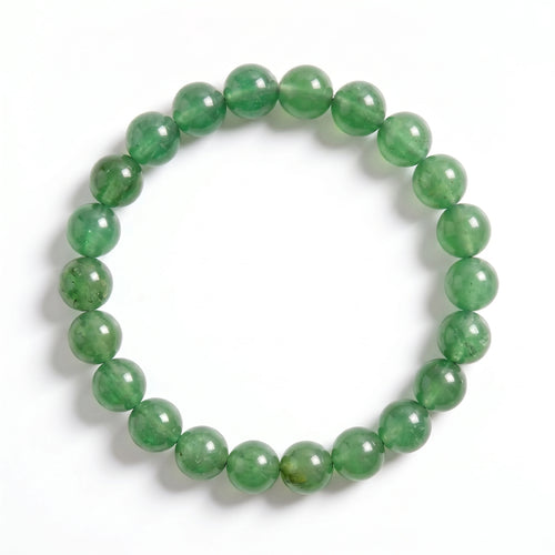 green aventurine bracelet natural shimmer gemstone handmade kaashir