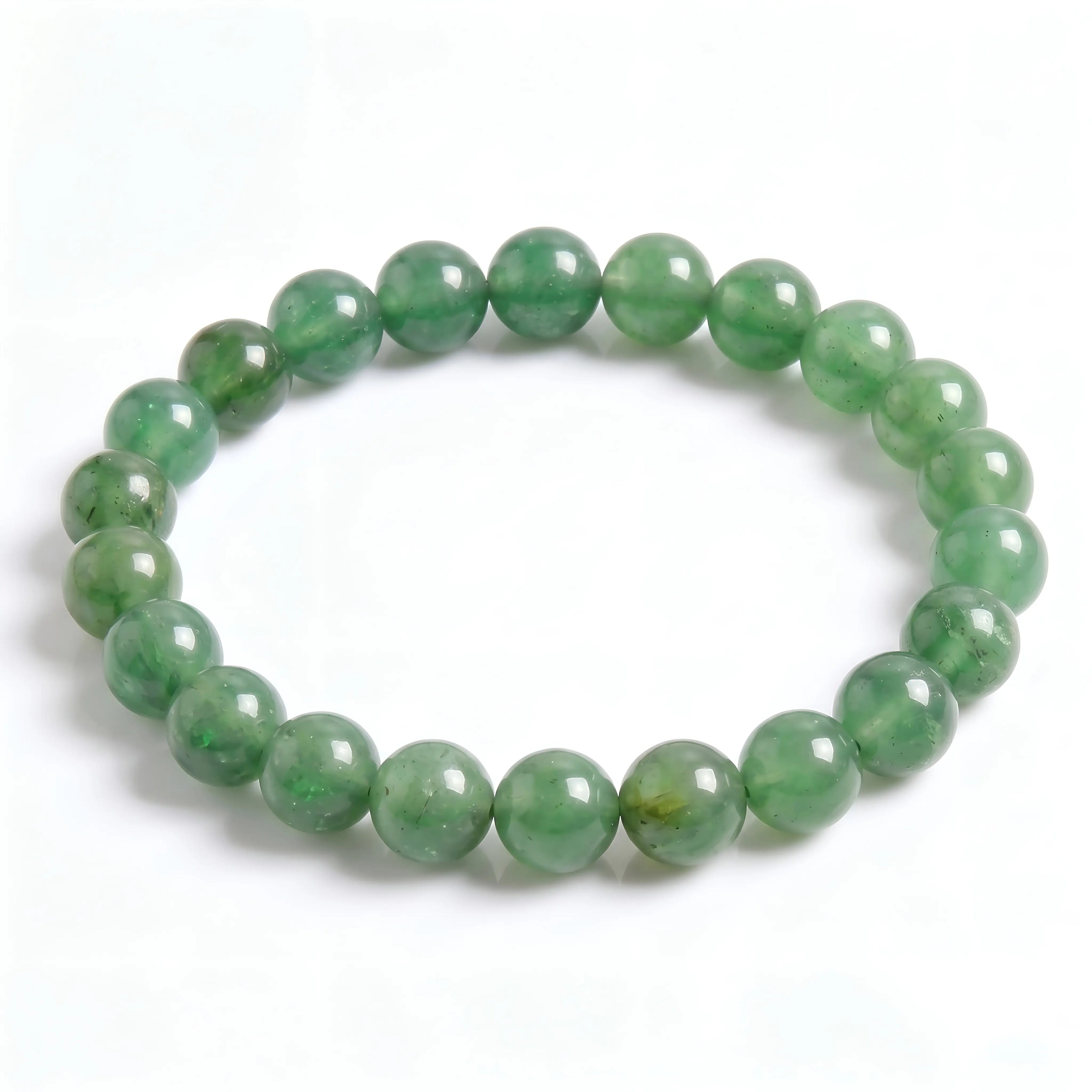 Green Aventurine natural gemstone bracelet 10mm Kaashir