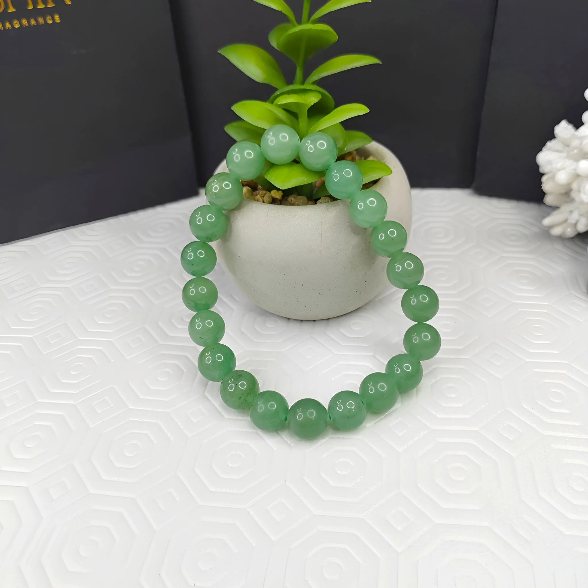 Kaashir Green Aventurine Stone Bracelet - Handmade Jewelry for Unisex - Kaashir Jewelry & Fragrance