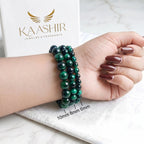 handmade green tiger eye bracelet ethically sourced natural stone