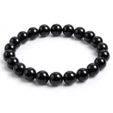 Black Agate Bracelet — Beaded for Protection & Confidence