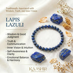 lapis lazuli bracelet benefits meaning wisdom truth inner vision throat chakra