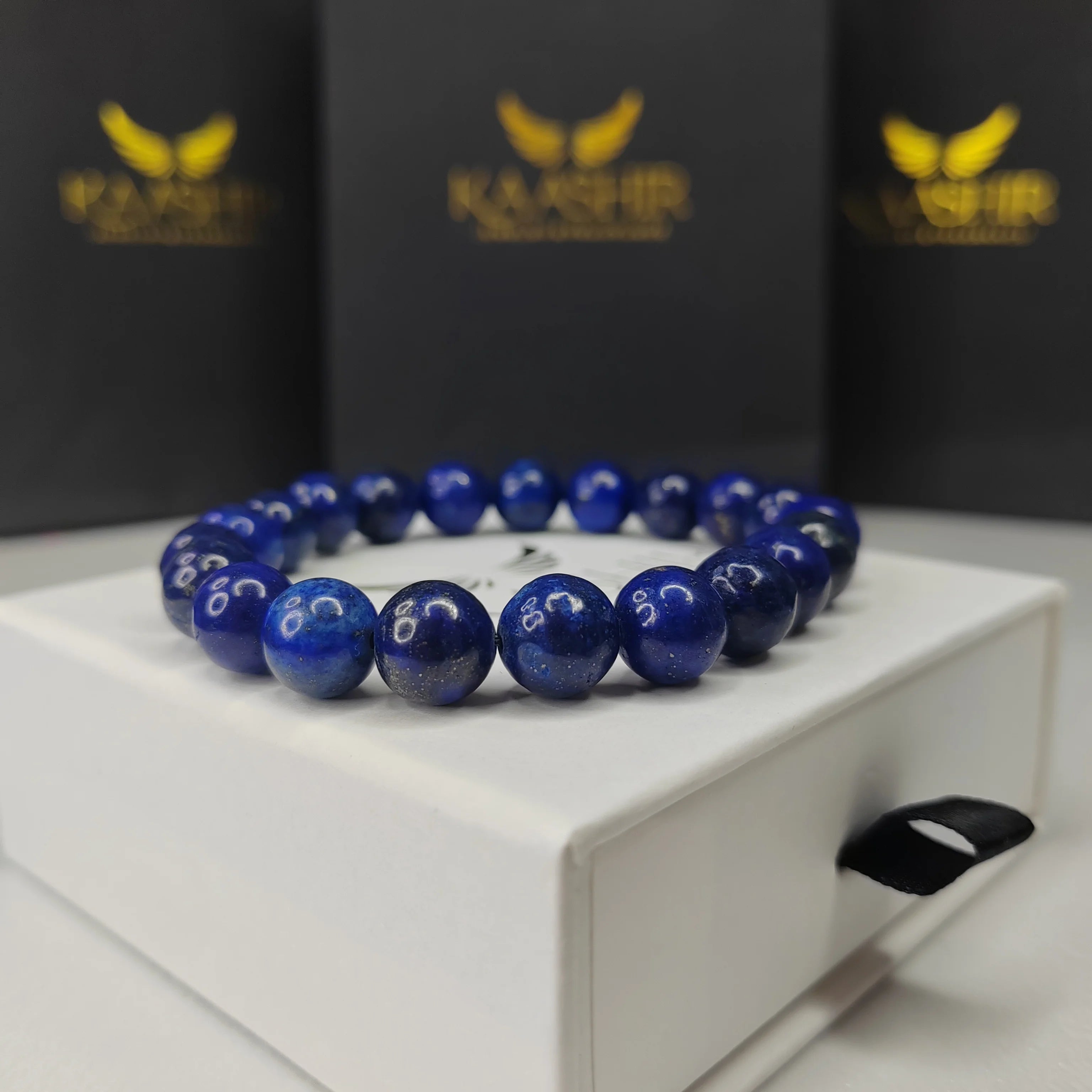 Natural Lapis Lazuli Bracelet – Wisdom, Protection & Healing Stone