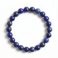 lapis lazuli bracelet natural deep blue gemstone handmade kaashir