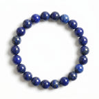 lapis lazuli bracelet natural deep blue gemstone handmade kaashir