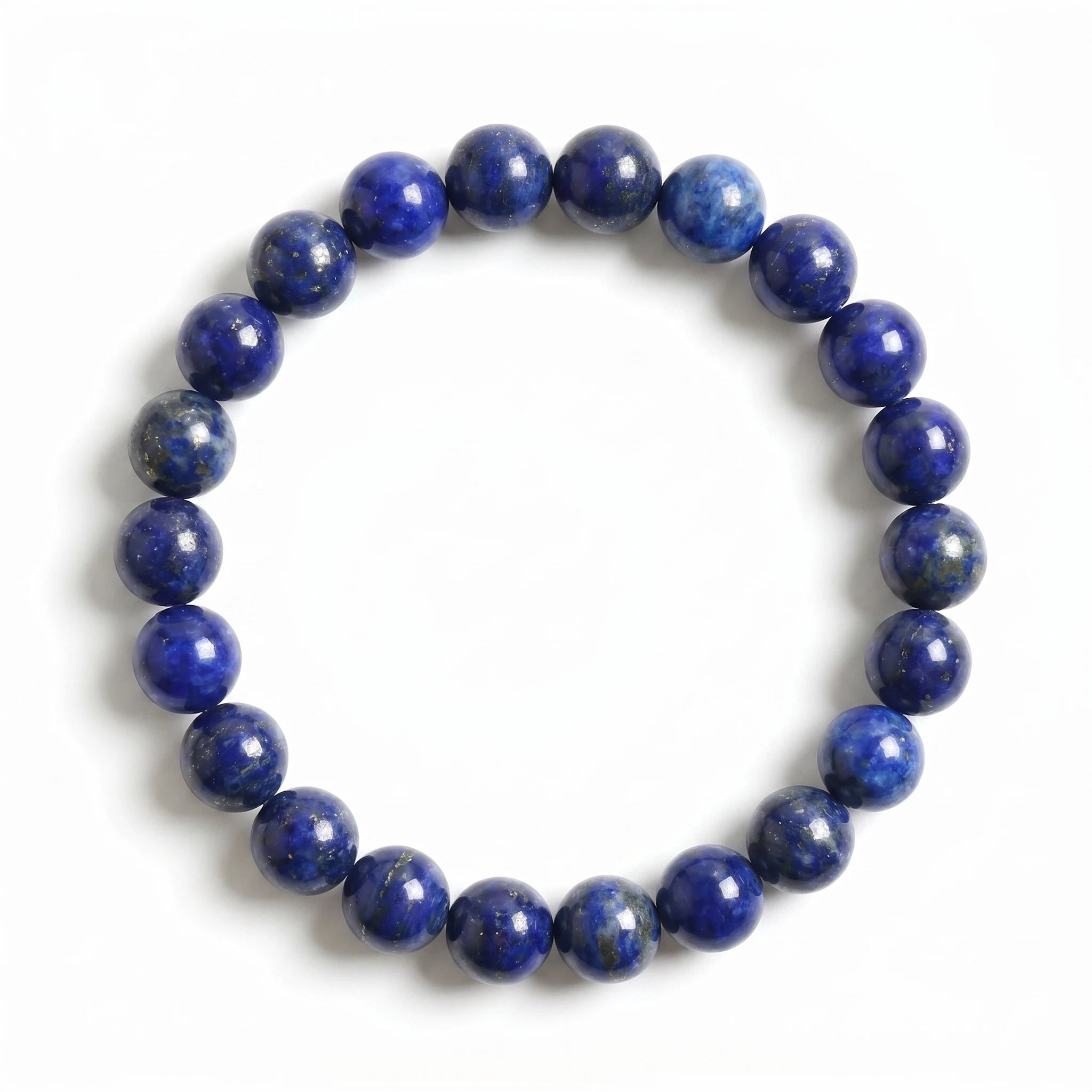 lapis lazuli bracelet natural deep blue gemstone handmade kaashir