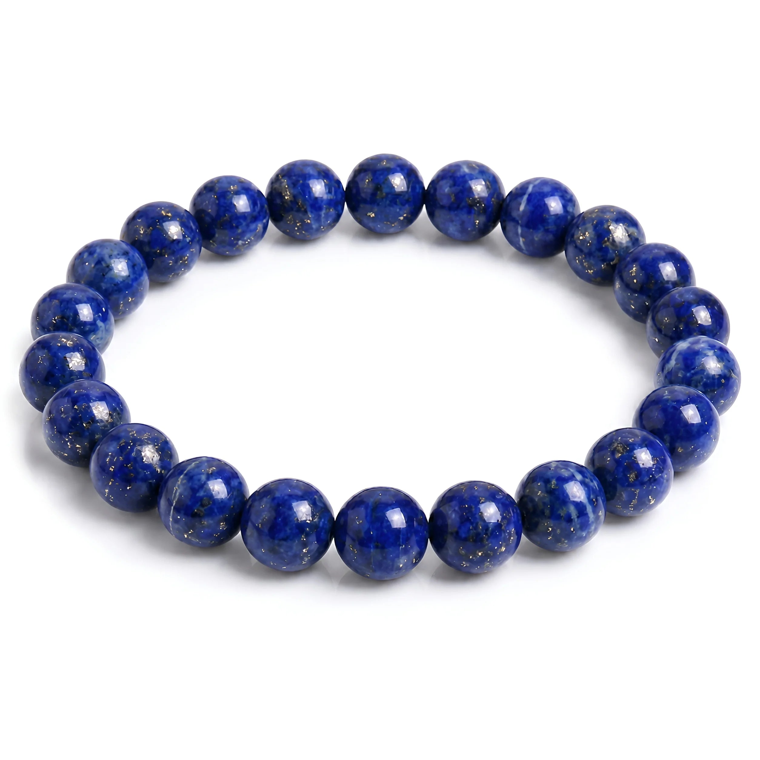 lapis lazuli bracelet natural deep blue gemstone handmade kaashir