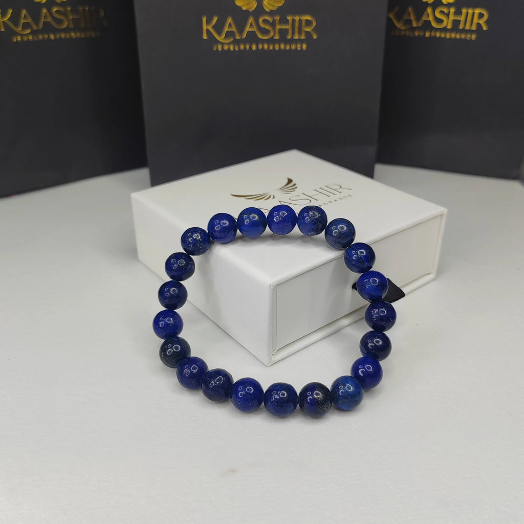 Lapis Lazuli Healing Bracelet – Unisex Handmade Crystal | Kaashir