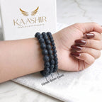 handmade lava stone bracelet ethically sourced natural volcanic basalt