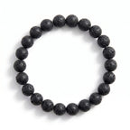 lava stone bracelet natural volcanic basalt gemstone handmade kaashir