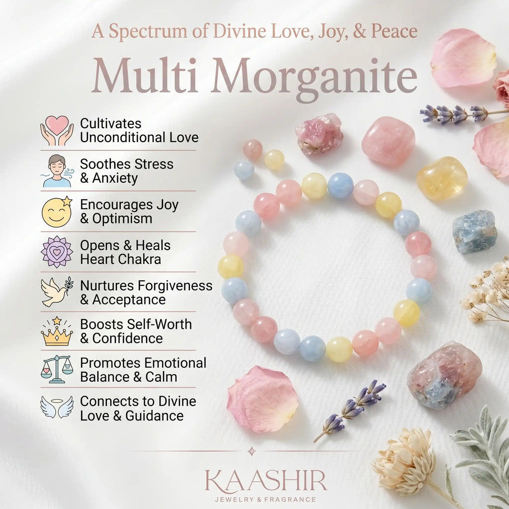 morganite bracelet benefits meaning love compassion heart chakra