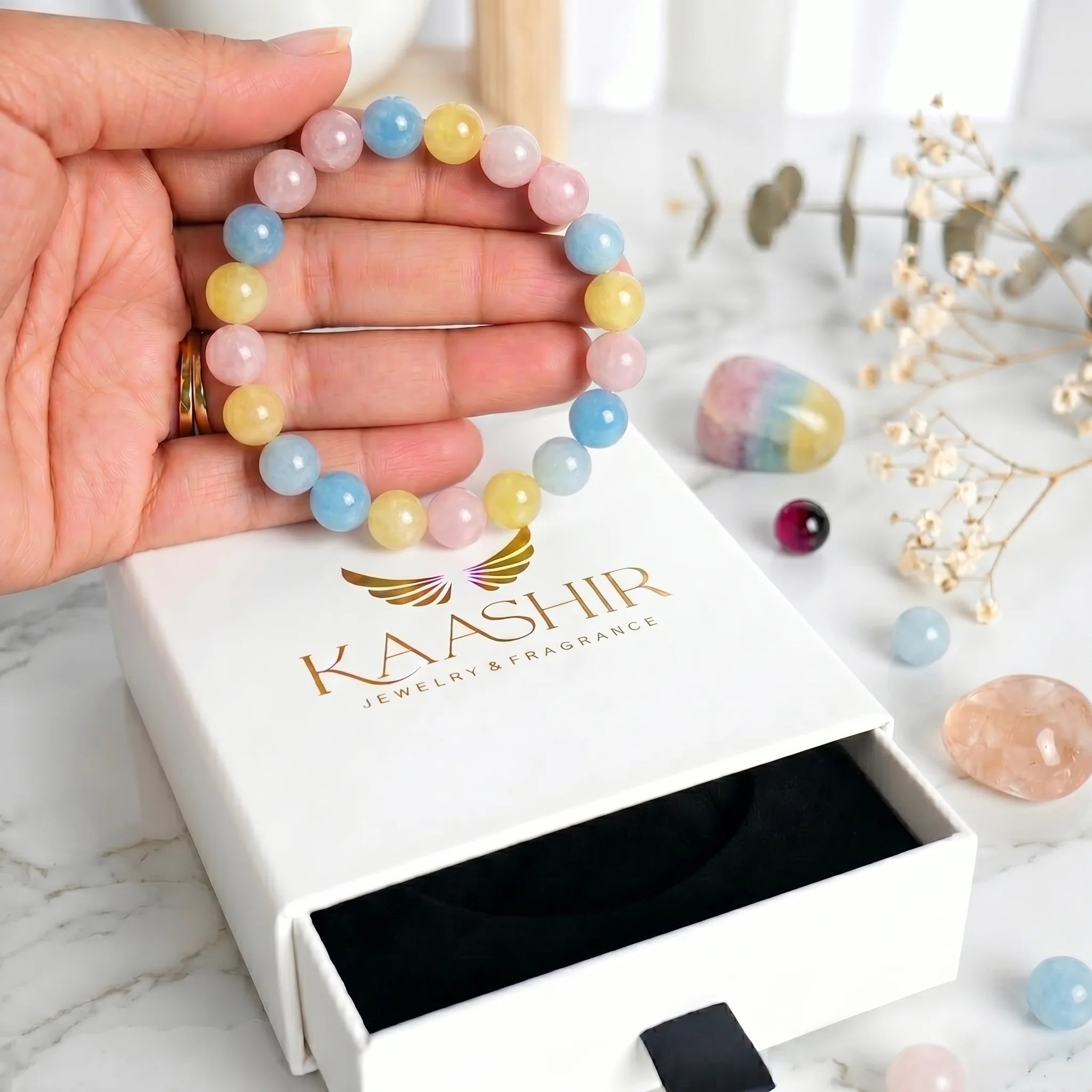 kaashir morganite bracelet premium gift box packaging