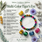 multi tiger eye bracelet benefits protection balance abundance