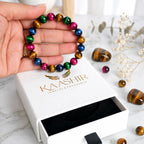 kaashir multi tiger eye bracelet premium gift box packaging