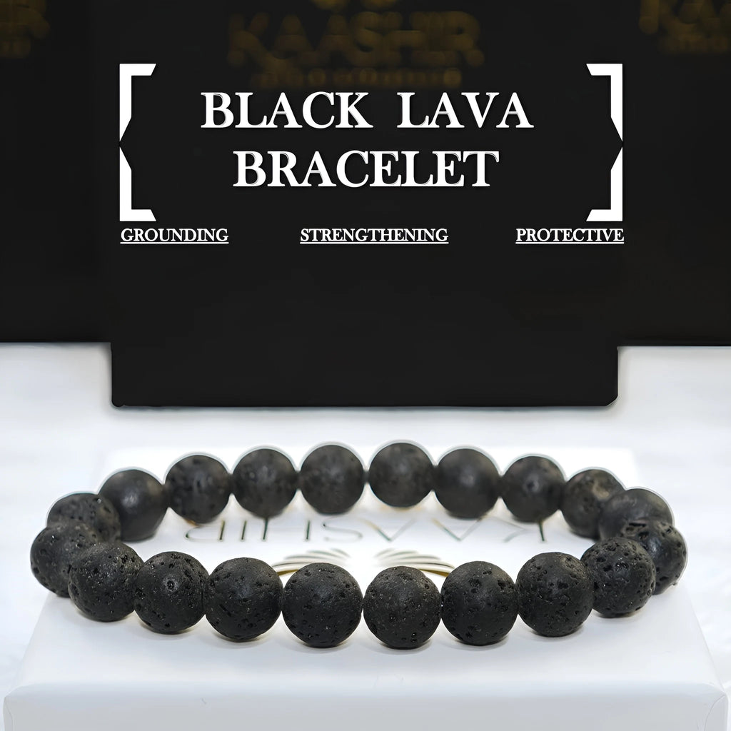Black Lava Bracelet – Attract Strength, Protection & Confidence.
