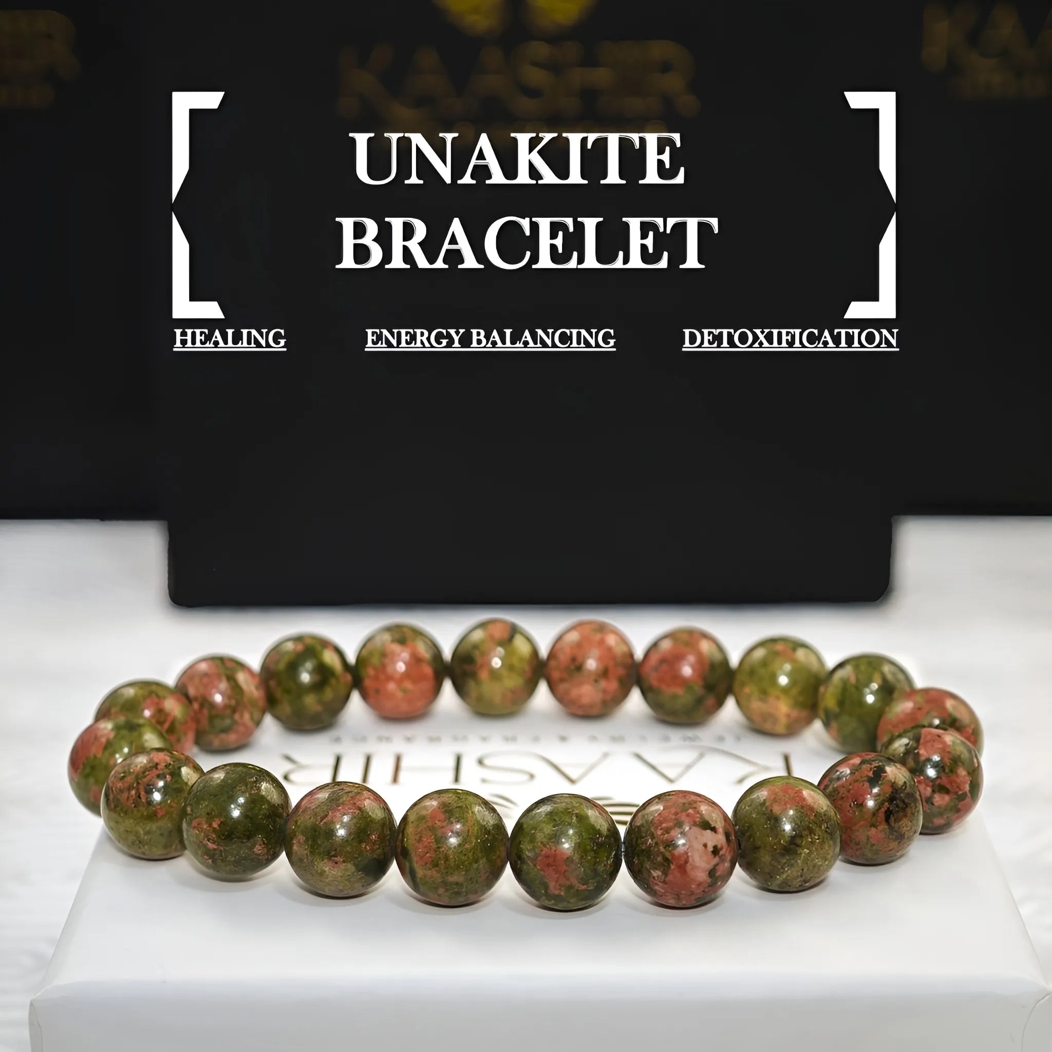Natural Unakite Bracelet – Balance, Strength & Positive Lifestyle