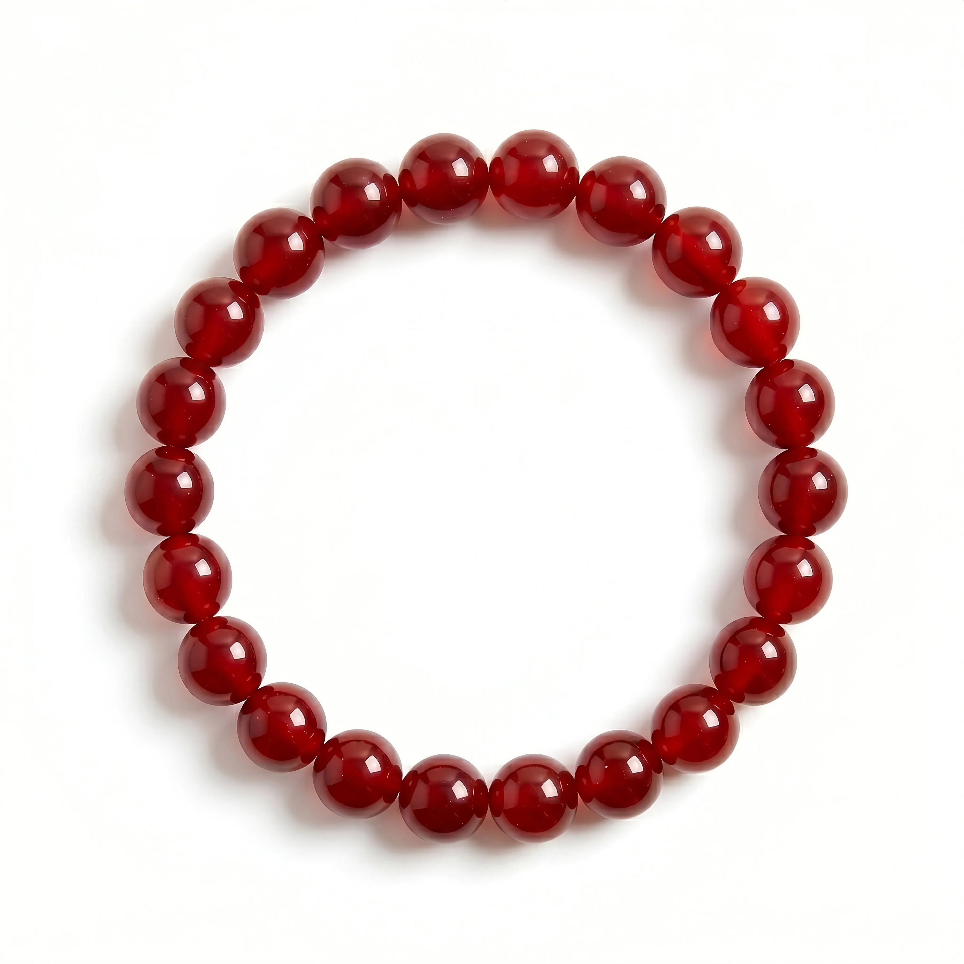 red agate bracelet natural red gemstone handmade kaashir