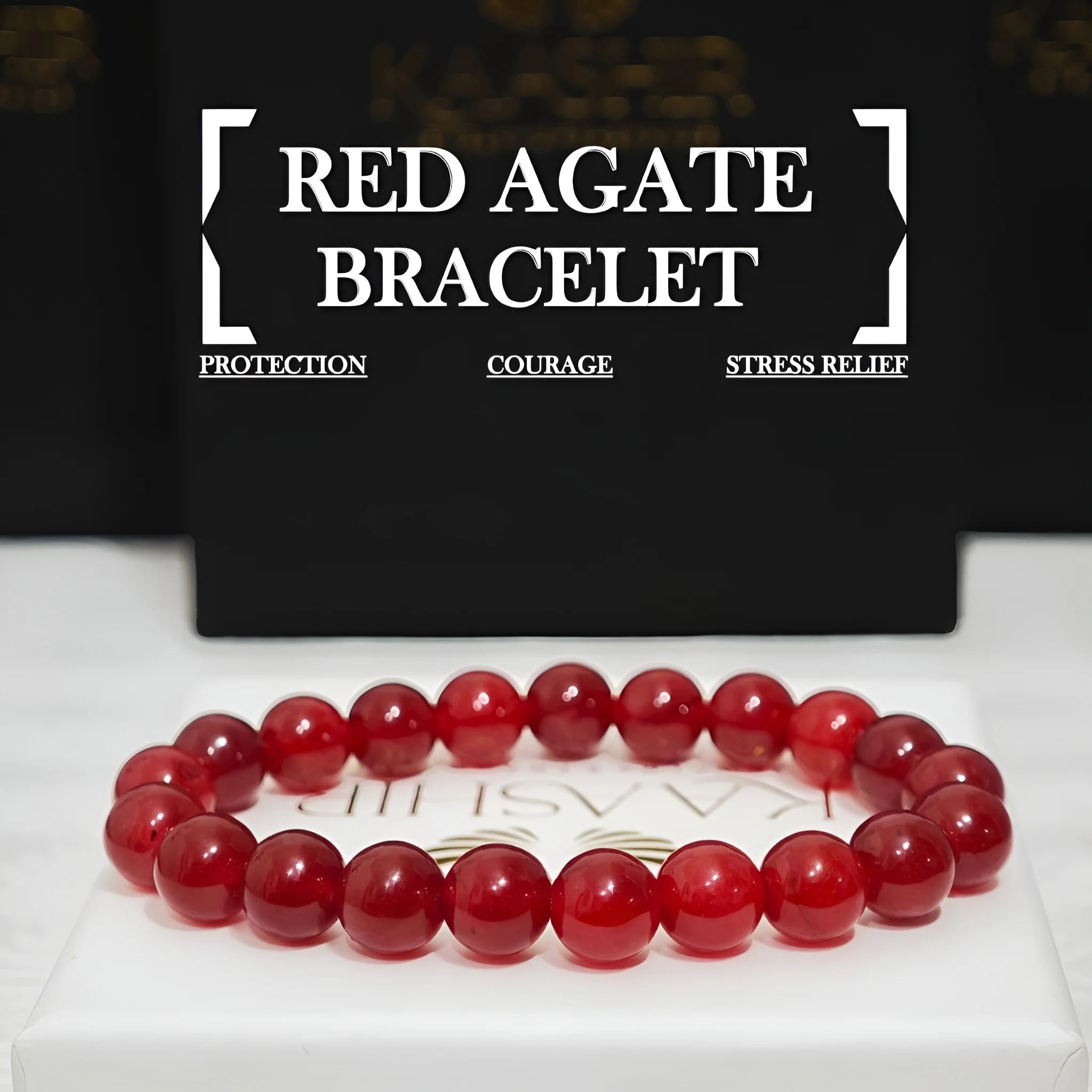 Red Agate Bracelet – Attract Strength, Protection & Confidence