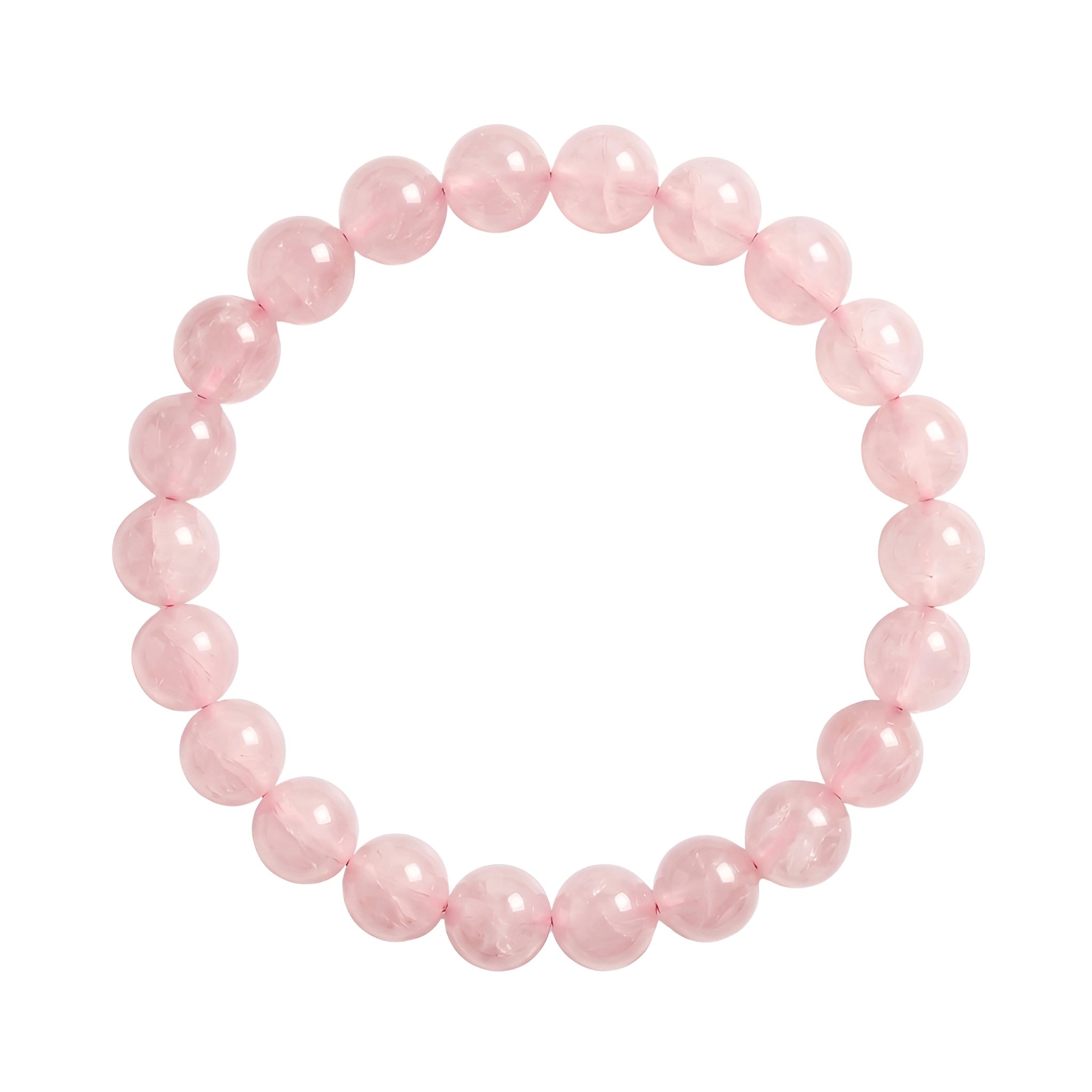 rose quartz bracelet natural pink gemstone handmade kaashir