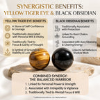 Tiger Eye and Black Obsidian bracelet traditional meaning and symbolism guide
