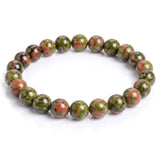 Unakite Bracelet — Beaded Gemstone for Self-Love & Growth