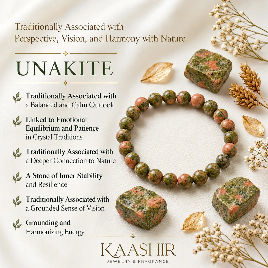 Unakite bracelet meaning perspective vision and harmony with nature
