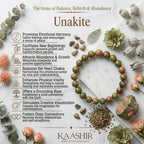 unakite bracelet benefits meaning emotional healing heart chakra