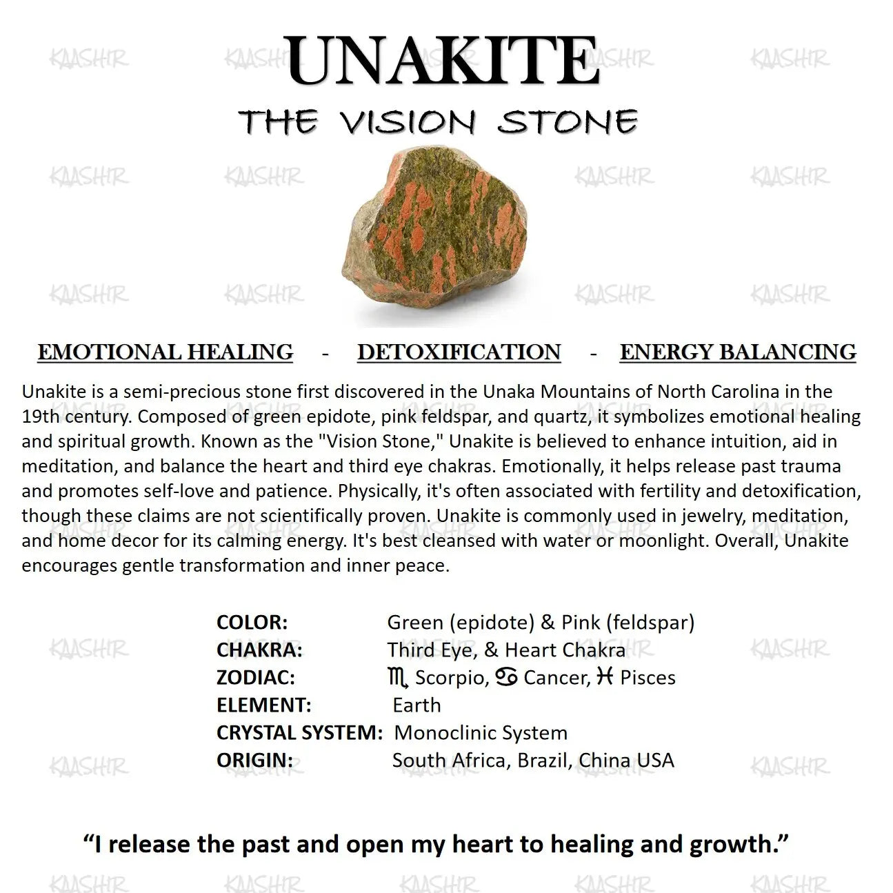 Kaashir Unakite Stone Bracelet - Handmade Stone Jewelry for Unisex - Kaashir Jewelry & Fragrance