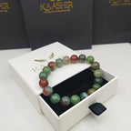 Bracelet en agate indienne Kaashir – Bijou unisexe fait main en perles de pierre