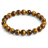 Tiger Eye Bracelet – Beaded Gemstone for Confidence & Focus